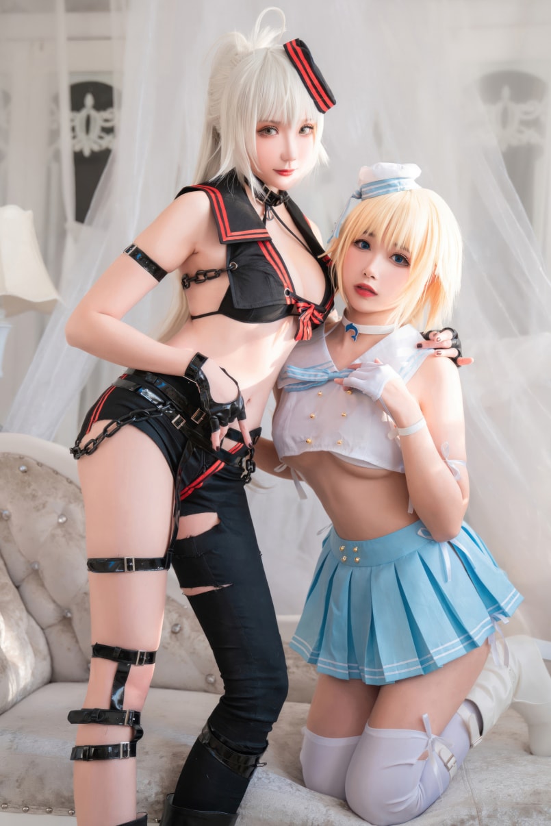 Momoko葵葵 NO.039 &瓜希酱 FATE-黑白贞德