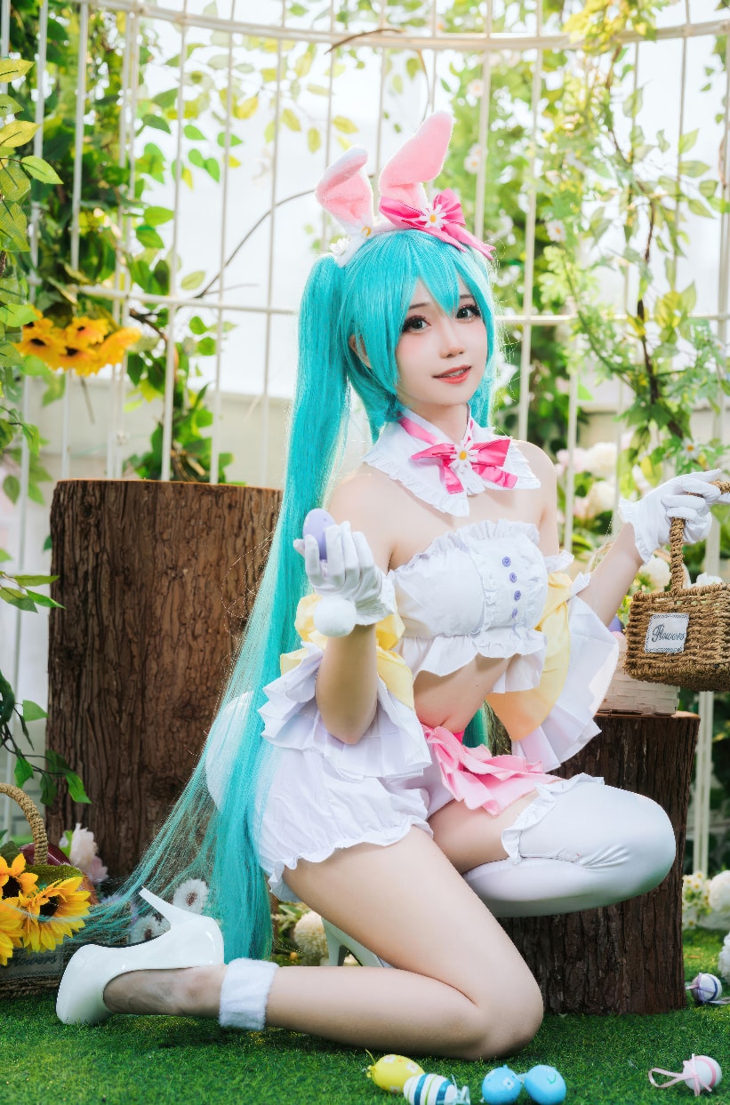 焖焖碳 NO.047 初音未来复活节兔子