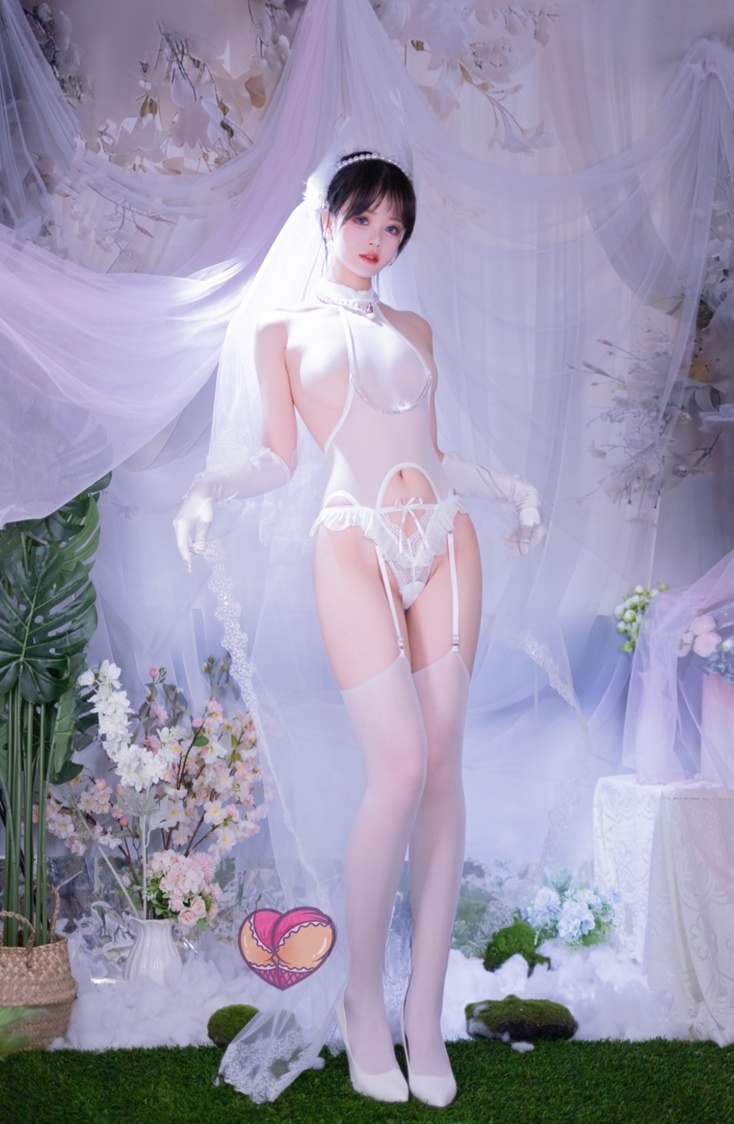 星黛鹿鹿(千反田鹿子) NO.17 白丝花嫁预览图 2 星黛鹿鹿(千反田鹿子) NO.17 白丝花嫁预览图 2