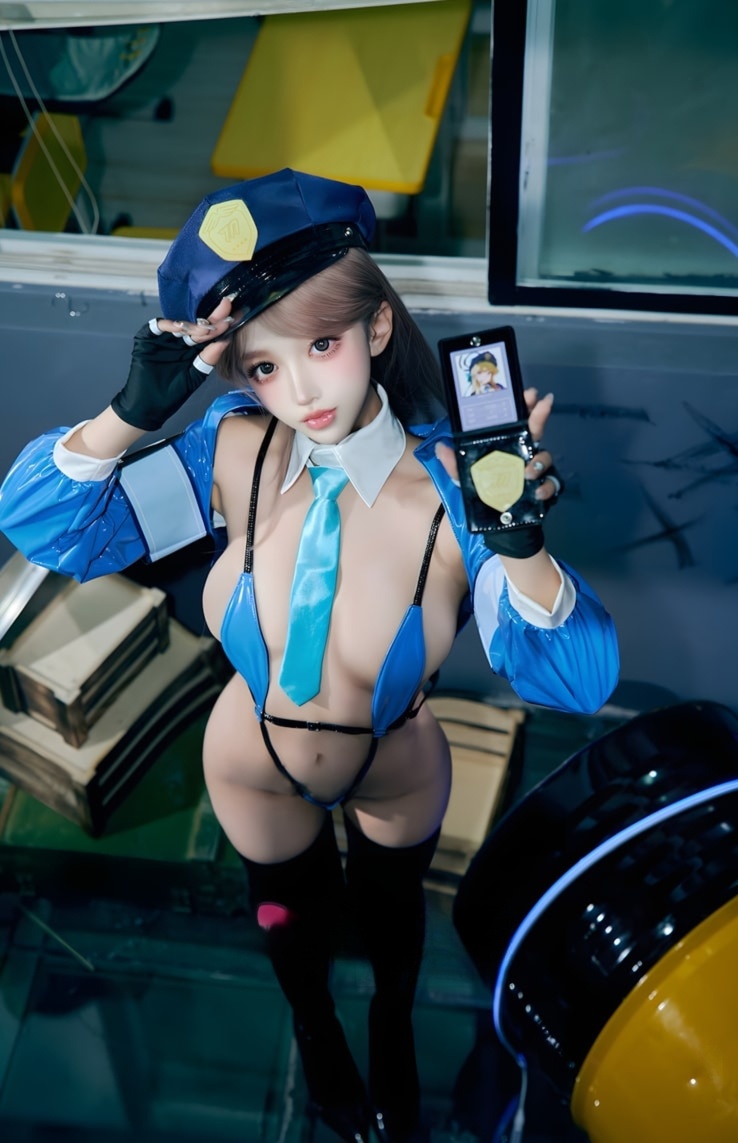 过期米线线喵 – NO.175 女警